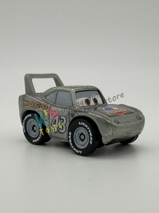 Loose Mini Racers Pixar Disney Cars, SILVER KING - Mint / Near Mint Condition