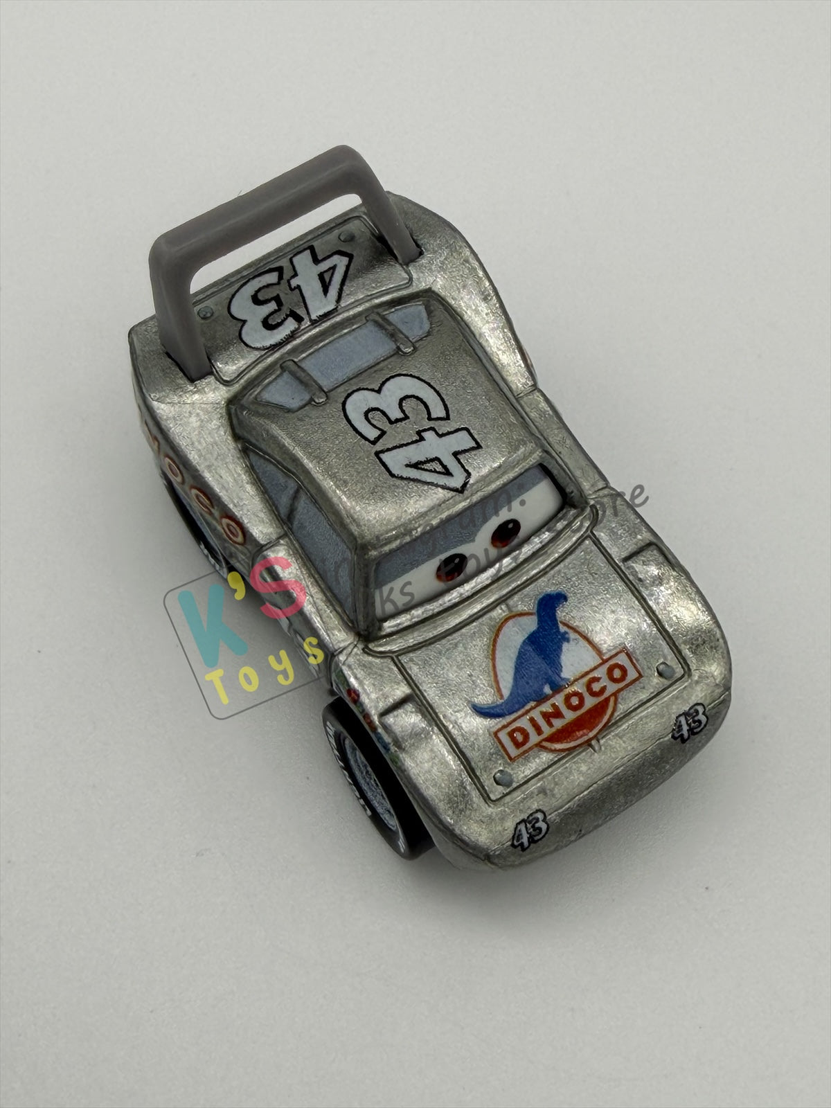 Loose Mini Racers Pixar Disney Cars, SILVER KING - Mint / Near Mint Condition