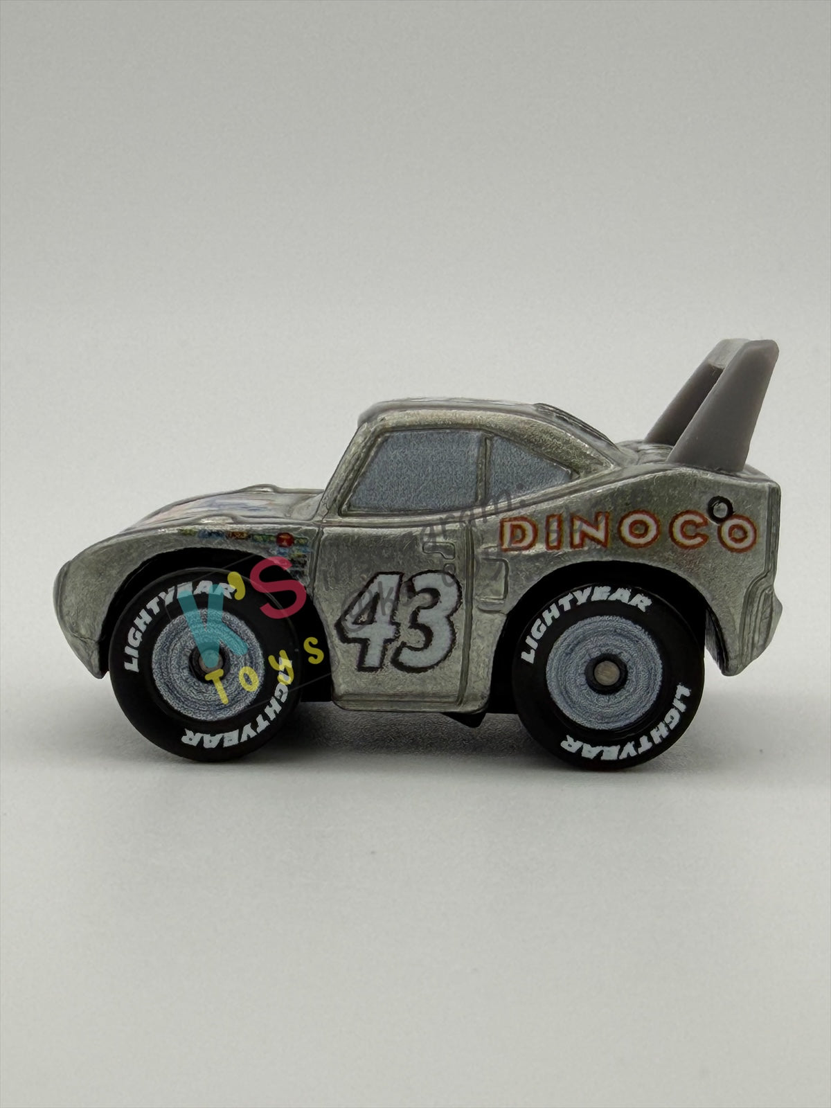 Loose Mini Racers Pixar Disney Cars, SILVER KING - Mint / Near Mint Condition