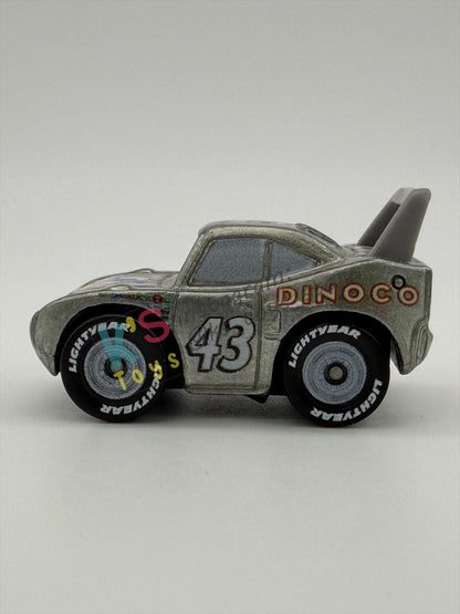 Loose Mini Racers Pixar Disney Cars, SILVER KING - Mint / Near Mint Condition