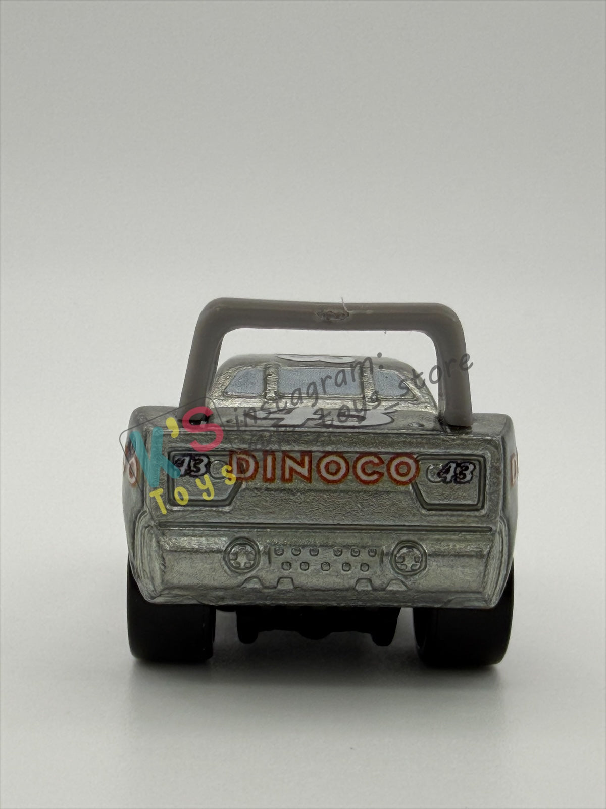 Loose Mini Racers Pixar Disney Cars, SILVER KING - Mint / Near Mint Condition