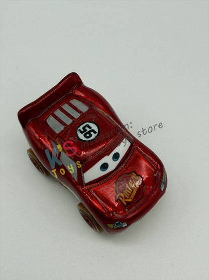 Loose Mini Racers Pixar Disney Cars, DIRT TRACK RADIATOR SPRINGS LIGHTNING MCQUEEN - Mint / Near Mint Condition