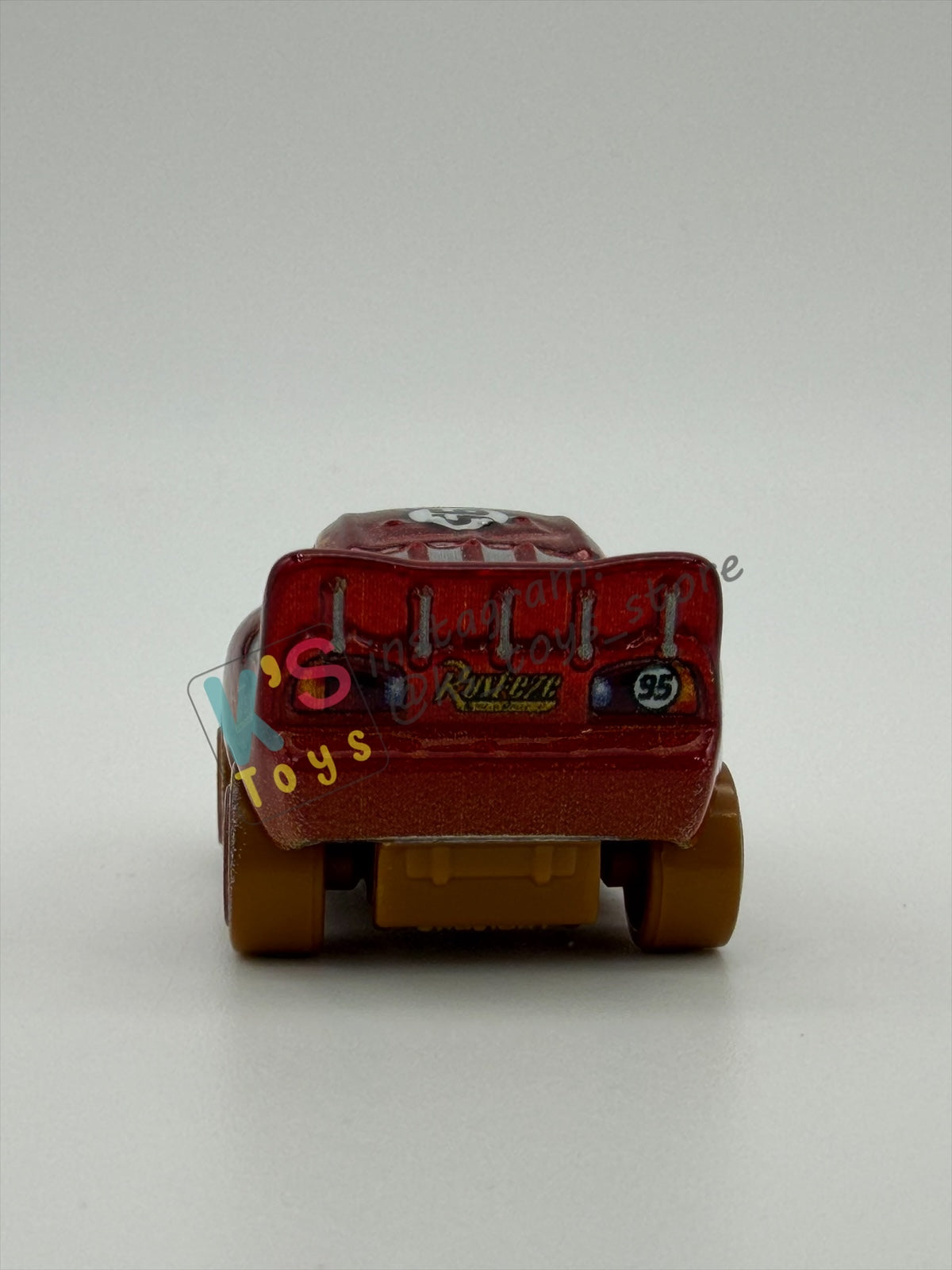 Loose Mini Racers Pixar Disney Cars, DIRT TRACK RADIATOR SPRINGS LIGHTNING MCQUEEN - Mint / Near Mint Condition
