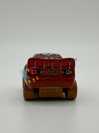 Loose Mini Racers Pixar Disney Cars, DIRT TRACK RADIATOR SPRINGS LIGHTNING MCQUEEN - Mint / Near Mint Condition