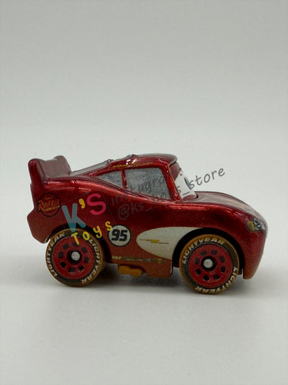 Loose Mini Racers Pixar Disney Cars, DIRT TRACK RADIATOR SPRINGS LIGHTNING MCQUEEN - Mint / Near Mint Condition