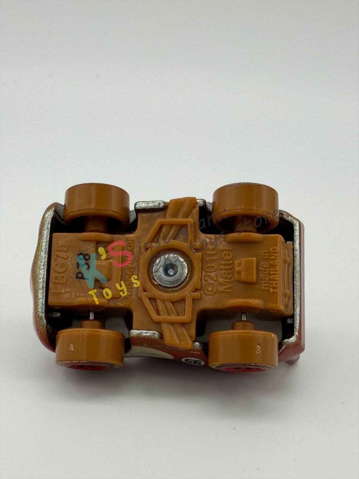 Loose Mini Racers Pixar Disney Cars, DIRT TRACK RADIATOR SPRINGS LIGHTNING MCQUEEN - Mint / Near Mint Condition
