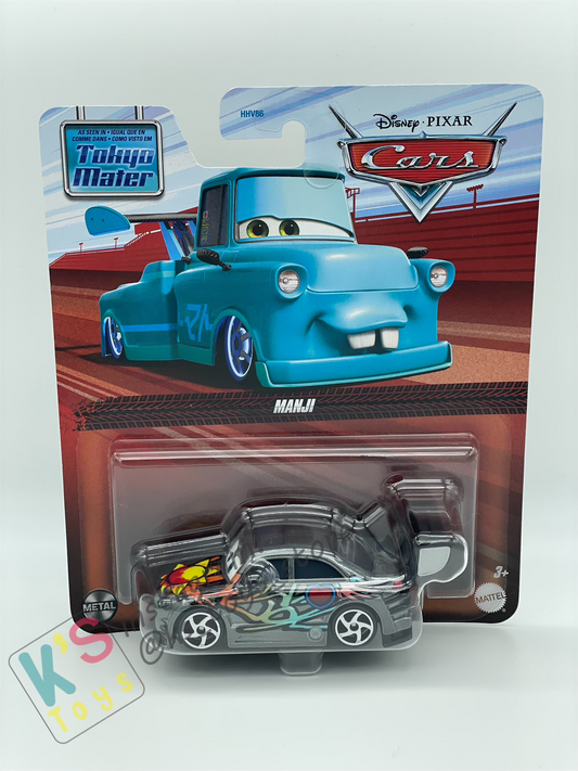 DISNEY PIXAR CARS BY MATTEL - "MANJI" 2024 RE-RELEASED - BNIP