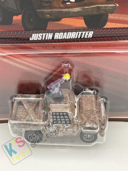 Disney Pixar Cars by MATTEL,  JUSTIN ROADRITTER - 2024 NEW RELEASE - BNIP