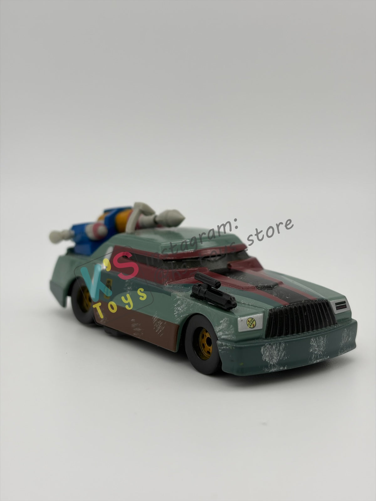 PRE-OWNED / LOOSE DISNEY PIXAR CARS BY MATTEL - "CHICK HICKS AS BOBA FETT" STAR WARS SERIES - MINT / NEAR MINT CONDITION - READ DESCRIPTION!!!!!!!!!!