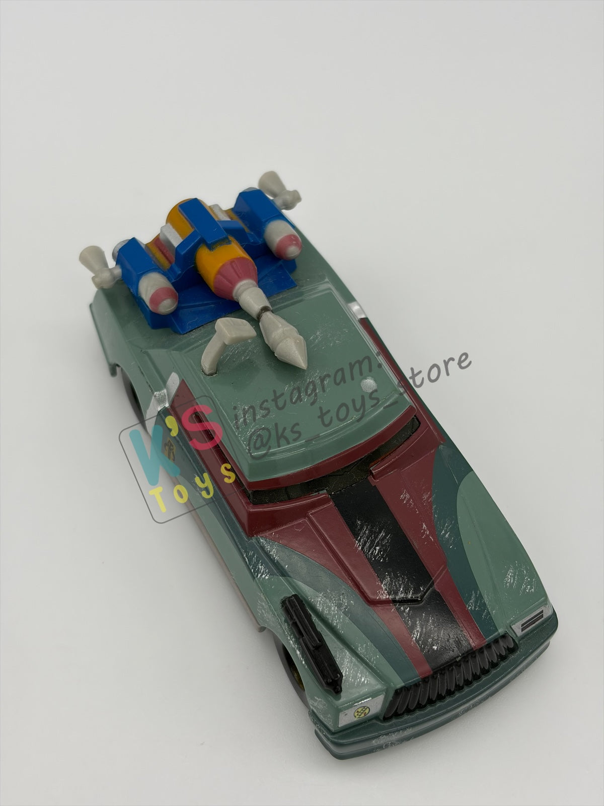 PRE-OWNED / LOOSE DISNEY PIXAR CARS BY MATTEL - "CHICK HICKS AS BOBA FETT" STAR WARS SERIES - MINT / NEAR MINT CONDITION - READ DESCRIPTION!!!!!!!!!!