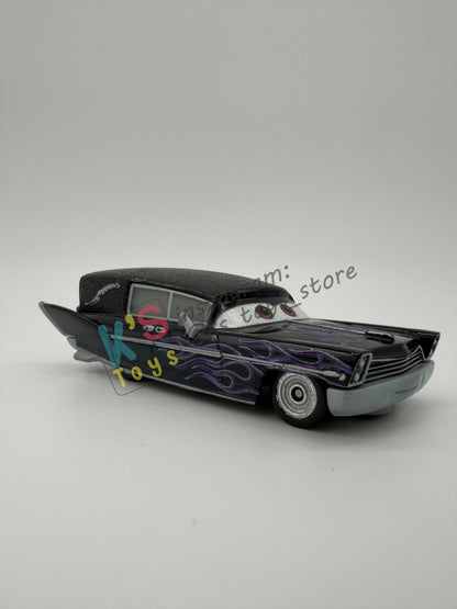 PRE-OWNED / LOOSE DISNEY PIXAR CARS BY MATTEL - "HOT ROD STEVE HEARSELL" CARS 3 SERIES - NEAR MINT CONDITION - READ DESCRIPTION!!!!!!!!!!