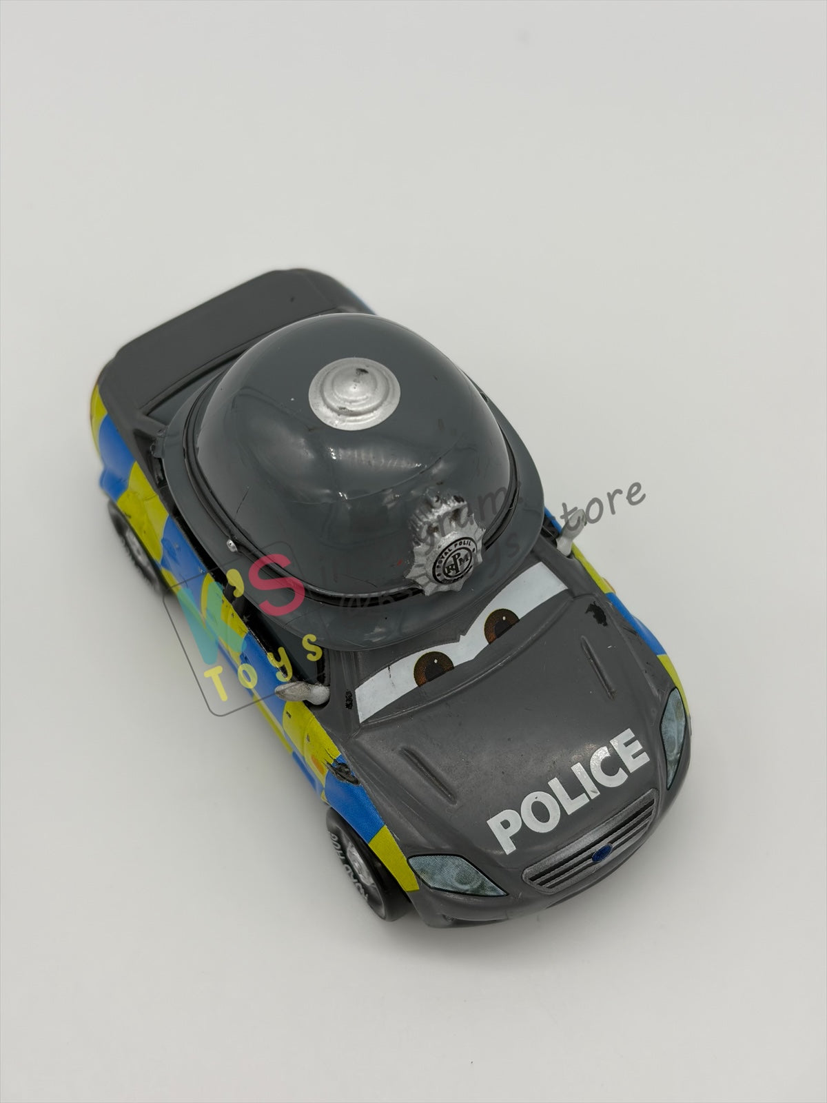 PRE-OWNED / LOOSE DISNEY PIXAR CARS BY MATTEL - "SIREN CARBARINI" CARS 2 PALACE CHAOS SERIES - PLAYED IN GOOD CONDITION - READ DESCRIPTION!!!!!!!!!!