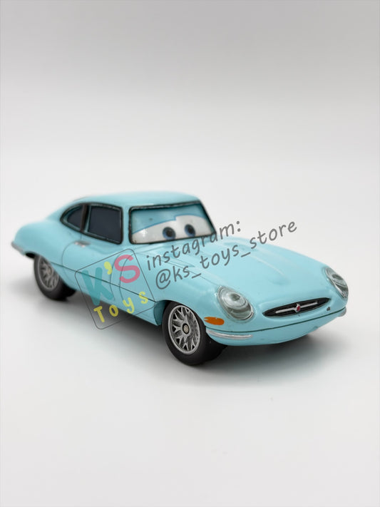 PRE-OWNED / LOOSE DISNEY PIXAR CARS BY MATTEL - "JUMPSTART J. WARD" CARS 2 PALACE CHAOS SERIES - NEAR MINT CONDITION - READ DESCRIPTION!!!!!!!!!!