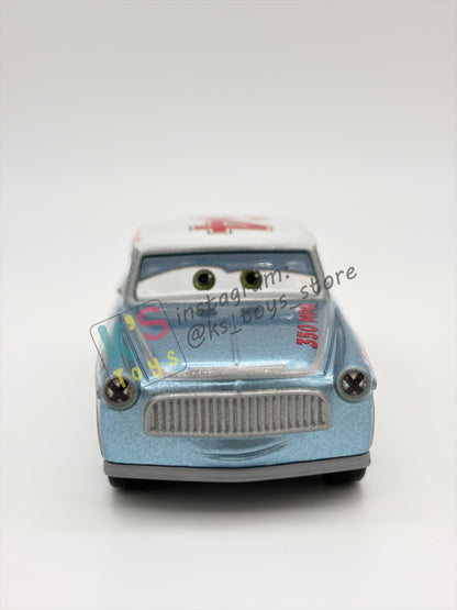 PRE-OWNED / LOOSE DISNEY PIXAR CARS BY MATTEL - "DEWEY CONEROD" CARS 3 DOC'S RACING DAYS SERIES - MINT / NEAR MINT CONDITION - READ DESCRIPTION!!!!!!!!!!