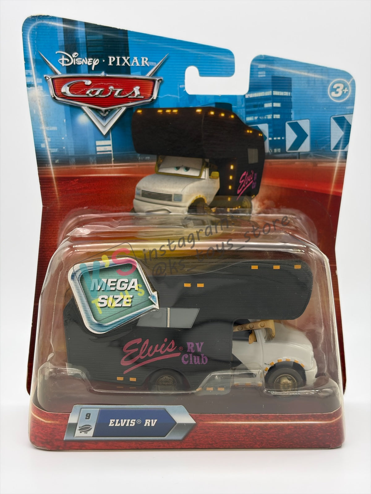 DELUXE DISNEY PIXAR CARS BY MATTEL "ELVIS RV" #9 - BNIP