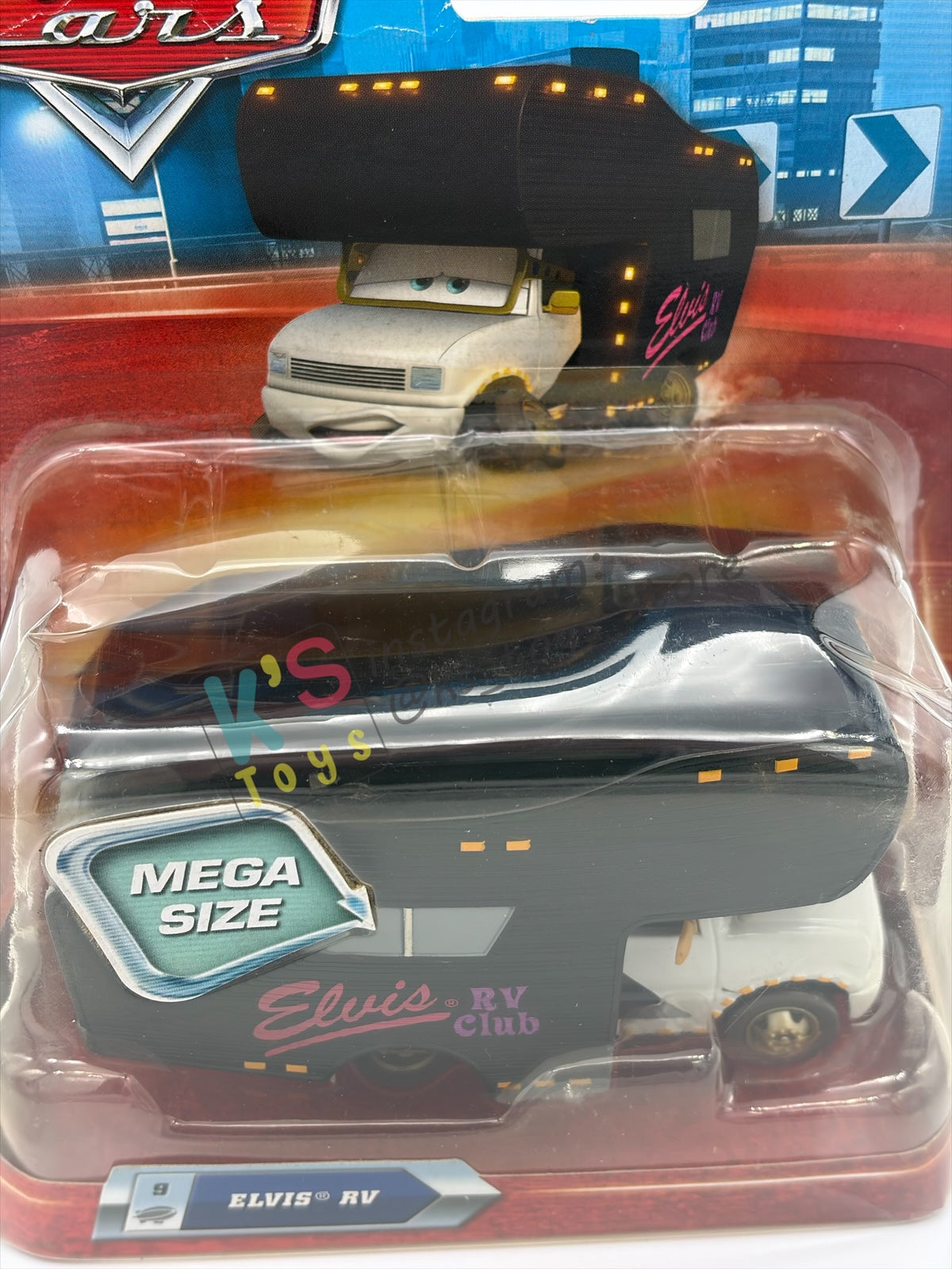 DELUXE DISNEY PIXAR CARS BY MATTEL "ELVIS RV" #9 - BNIP
