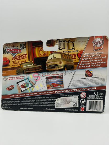 Disney Pixar Cars 1:55 by Mattel 2-Pack DUSTY RUST-EZE AND RUSTY RUST-EZE - RUST-EZE RACING CENTER SERIES - BNIP - READ DESCRIPTION!!!!!