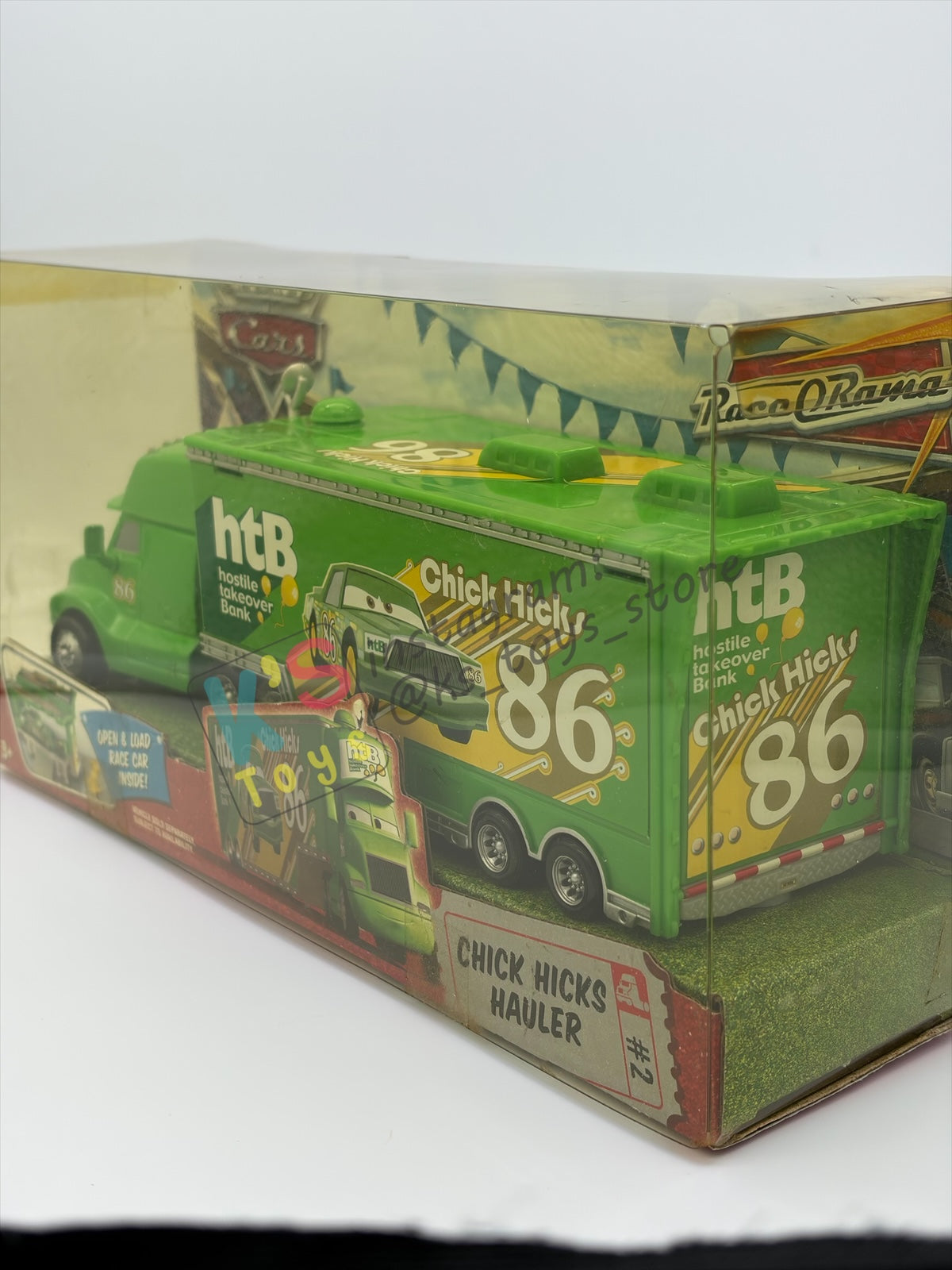 Hauler Disney Pixar Cars by Mattel, Chick Hicks Hauler 86 - BNIP