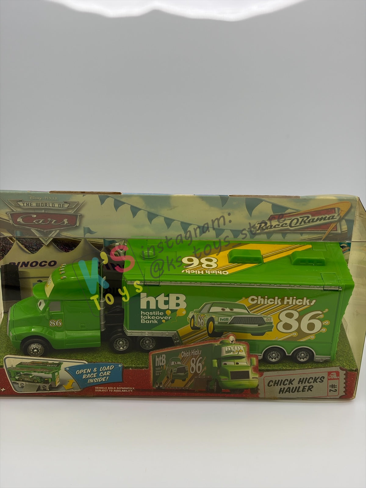 Hauler Disney Pixar Cars by Mattel, Chick Hicks Hauler 86 - BNIP
