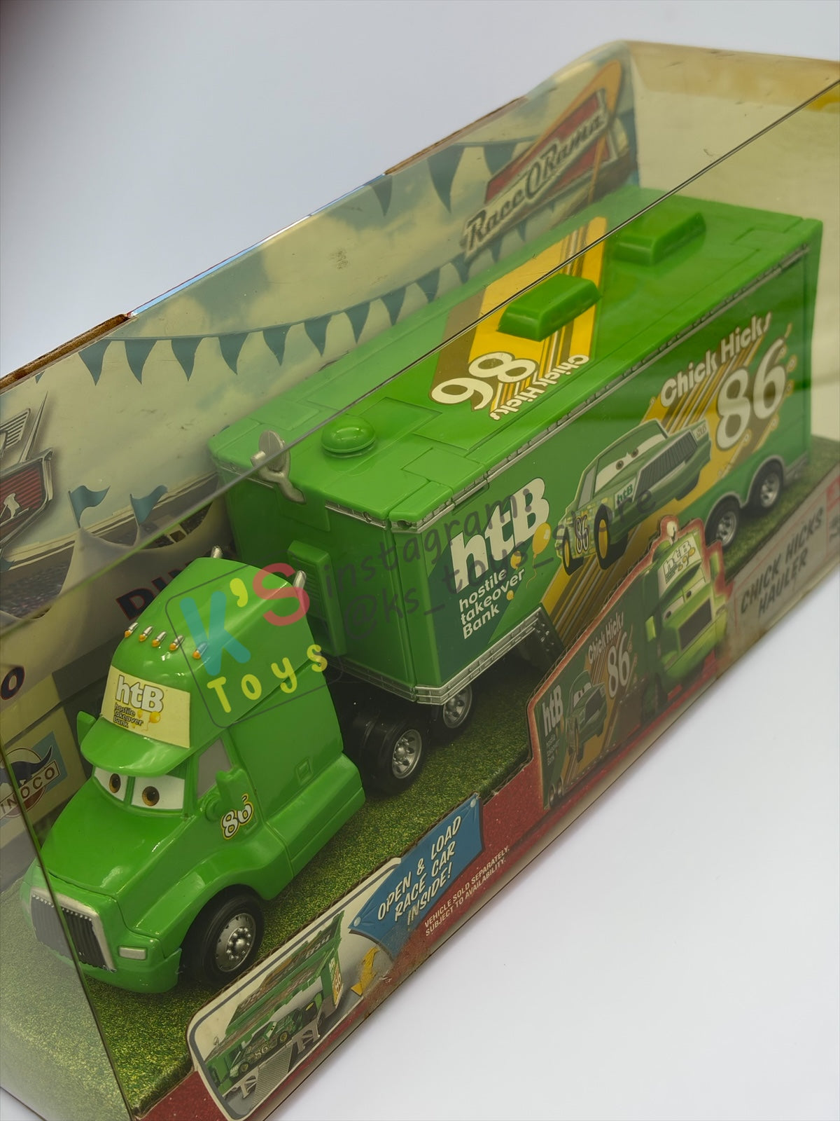 Hauler Disney Pixar Cars by Mattel, Chick Hicks Hauler 86 - BNIP