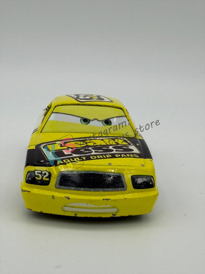 PRE-OWNED / LOOSE DISNEY PIXAR CARS BY MATTEL - "CLAUDE SCRUGGS #52 LEAK LESS" - CARS SERIES - PLAYED CONDITION - READ DESCRIPTION!!!!!!!!!!!