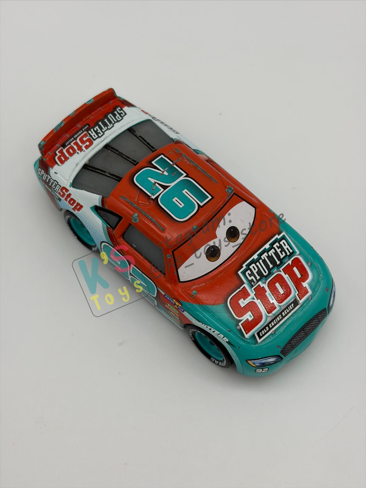 PRE-OWNED / LOOSE DISNEY PIXAR CARS BY MATTEL - "MURRAY CLUTCHBURN" - CARS 3 PISTON CUP RACERS SERIES - PLAYED CONDITION - READ DESCRIPTION!!!!!!!!!!!