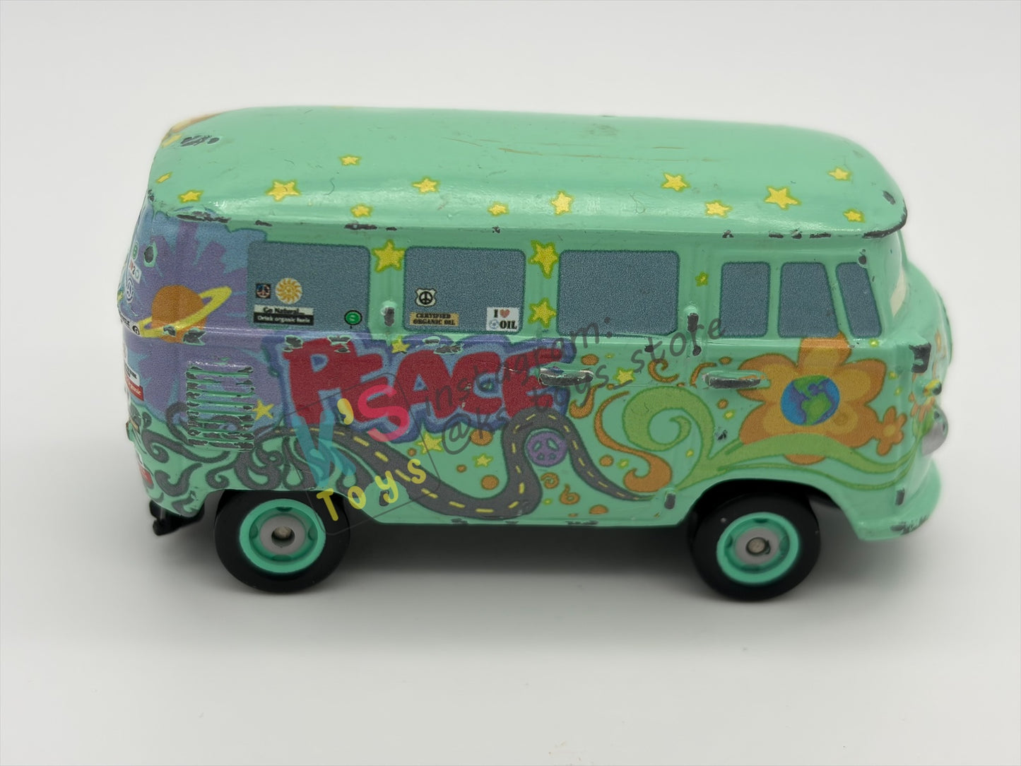 PRE-OWNED / LOOSE DISNEY PIXAR CARS BY MATTEL - "FILLMORE" - CARS SERIES - PLAYED CONDITION - READ DESCRIPTION!!!!!!!!!!!