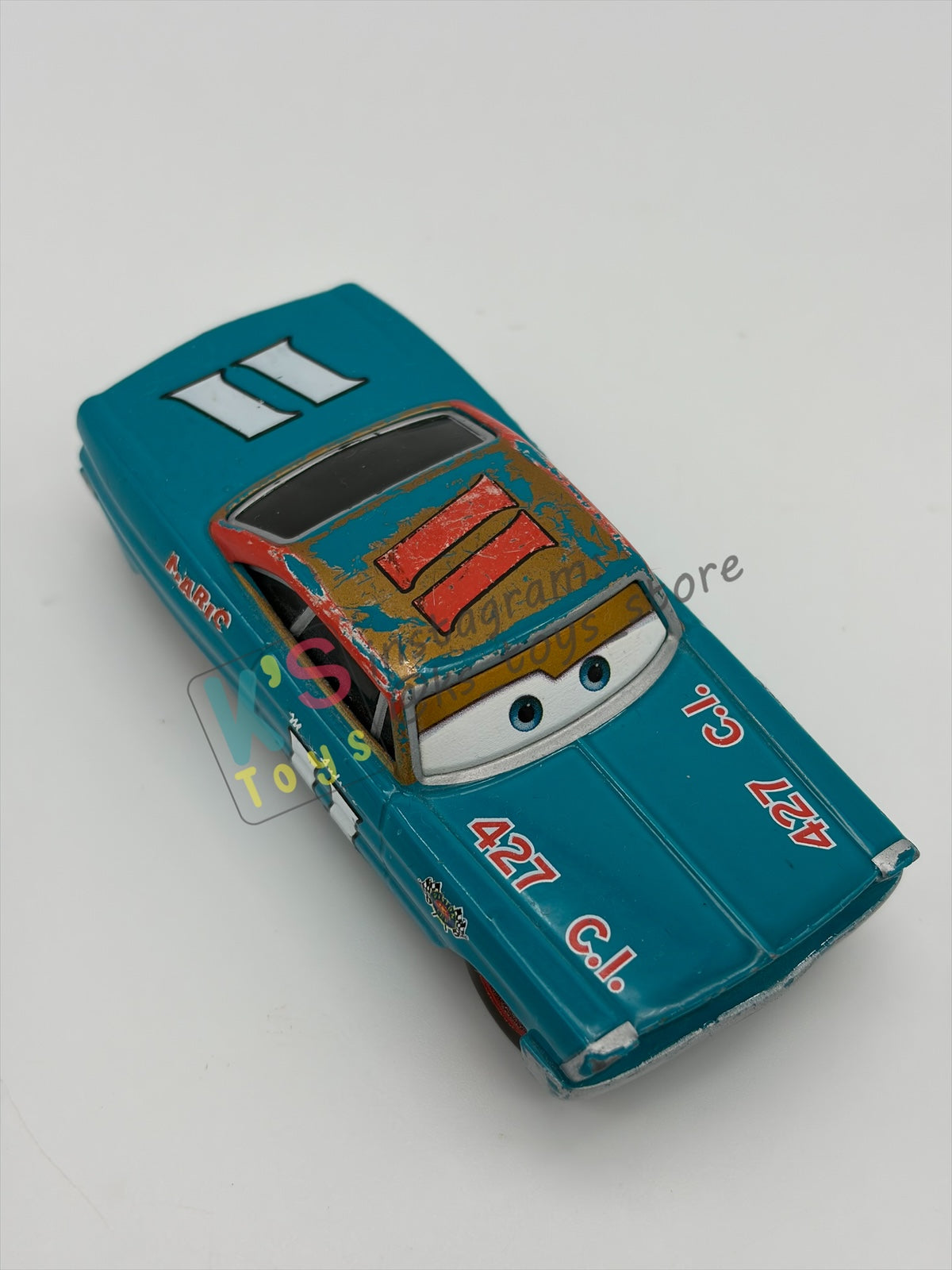 PRE-OWNED / LOOSE DISNEY PIXAR CARS BY MATTEL - "MARIO ANDRETTI RED RIMS" - CARS SERIES - PLAYED WITH GOOD CONDITION - READ DESCRIPTION!!!!!!!!!!!