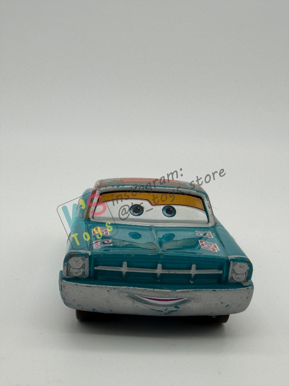 PRE-OWNED / LOOSE DISNEY PIXAR CARS BY MATTEL - "MARIO ANDRETTI RED RIMS" - CARS SERIES - PLAYED WITH GOOD CONDITION - READ DESCRIPTION!!!!!!!!!!!
