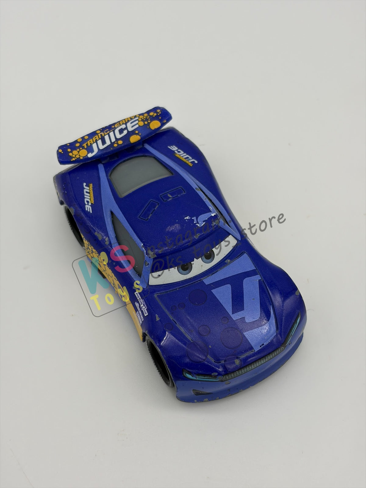 PRE-OWNED / LOOSE DISNEY PIXAR CARS BY MATTEL - "BUBBA WHEELHOUSE" - CARS 3 SERIES - PLAYED CONDITION - READ DESCRIPTION!!!!!!!!!!!