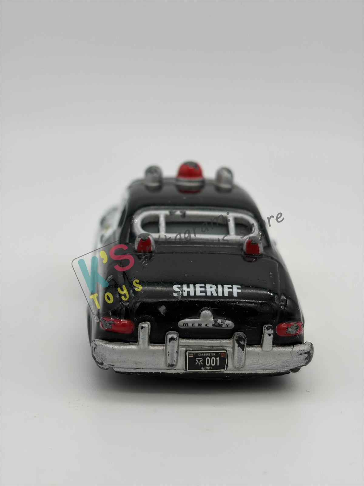 PRE-OWNED / LOOSE DISNEY PIXAR CARS BY MATTEL - "SHERIFF" - CARS SERIES - PLAYED CONDITION - READ DESCRIPTION!!!!!!!!!!!