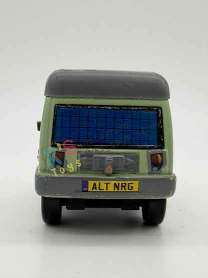 PRE-OWNED / LOOSE DISNEY PIXAR CARS BY MATTEL - "MILES AXLEROD” - CARS 2 SERIES - GOOD CONDITION - READ DESCRIPTION!!!!!!!!!!!