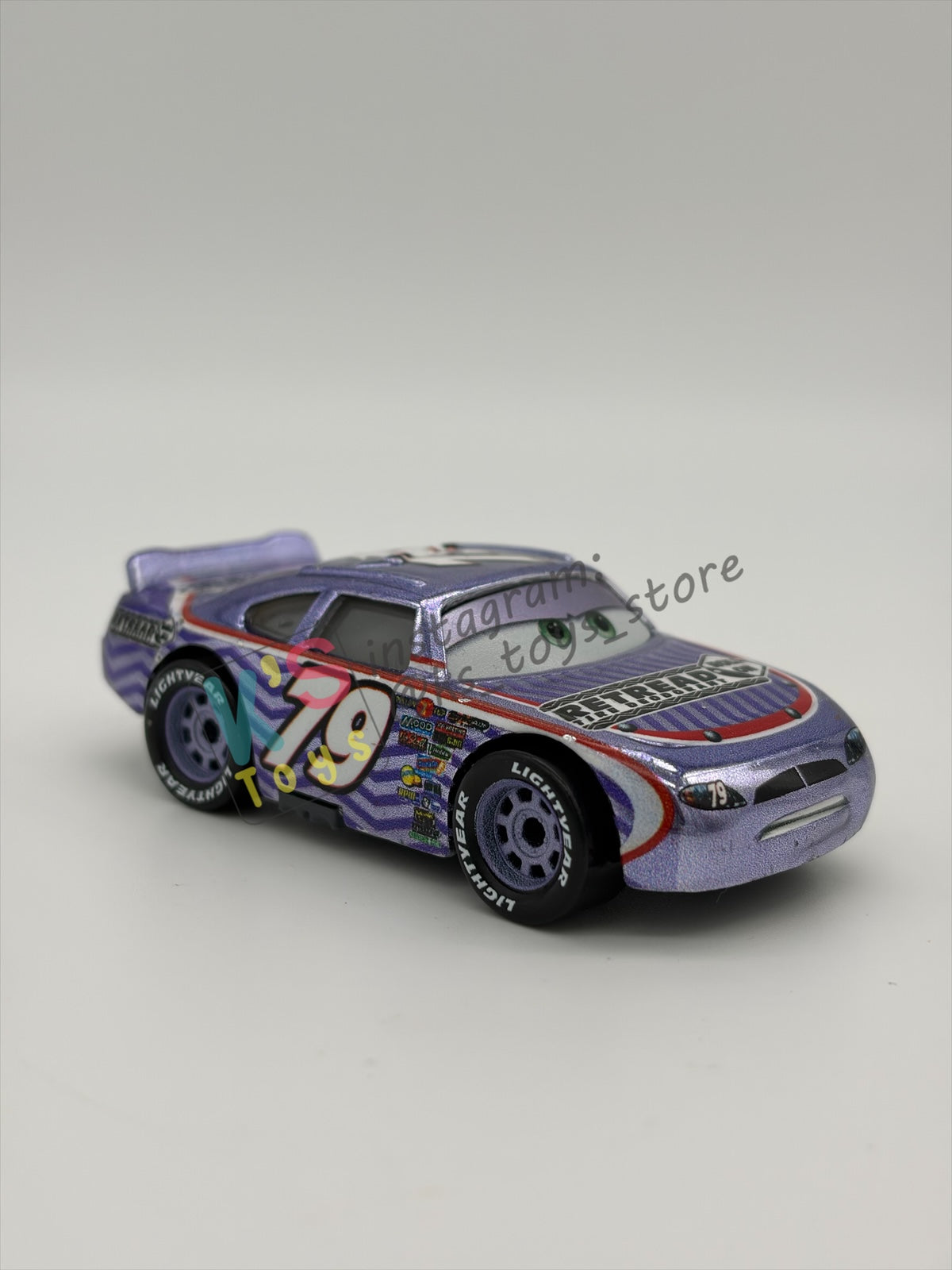 PRE-OWNED / LOOSE DISNEY PIXAR CARS BY MATTEL - "METALLIC HAUL INNGAS" - SCAVENGER HUNT SERIES - NEAR MINT CONDITION - READ DESCRIPTION!!!!!!!!!!!