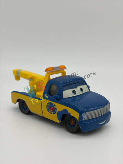 PRE-OWNED / LOOSE DISNEY PIXAR CARS - "RACE TOW TRUCK TOM" CARS SERIES - PLAYED CONDITION