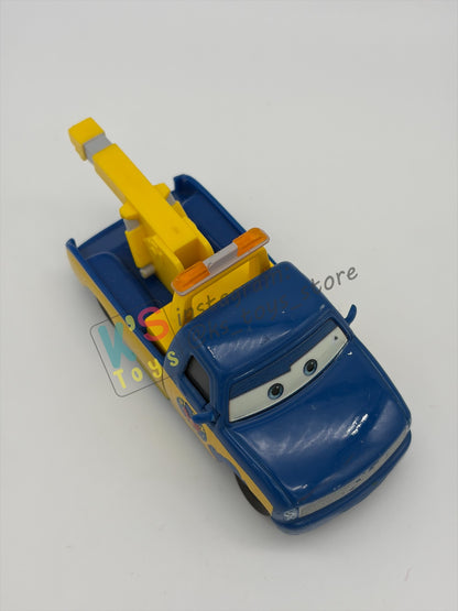 PRE-OWNED / LOOSE DISNEY PIXAR CARS - "RACE TOW TRUCK TOM" CARS SERIES - PLAYED CONDITION