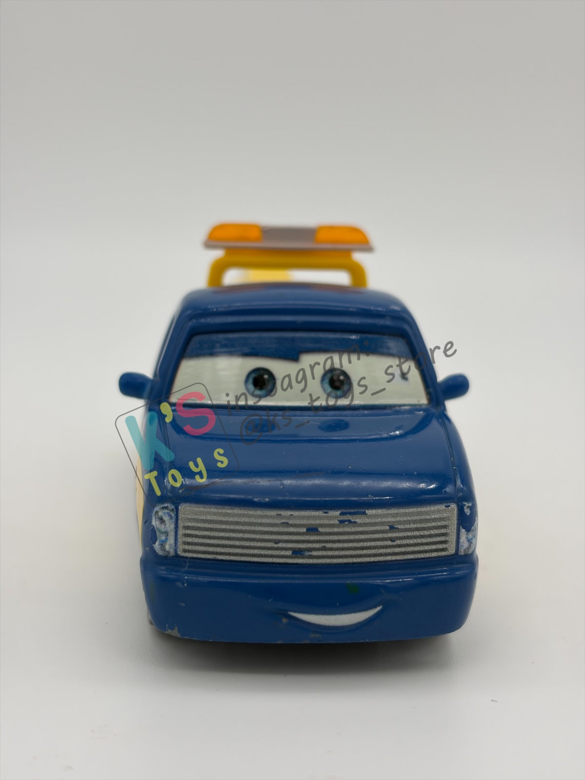 PRE-OWNED / LOOSE DISNEY PIXAR CARS - "RACE TOW TRUCK TOM" CARS SERIES - PLAYED CONDITION
