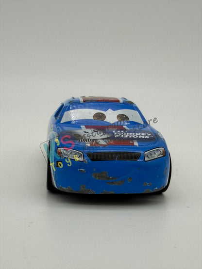 PRE-OWNED / LOOSE DISNEY PIXAR CARS - "RALPH CARLOW #117 LIL'S TORQUEY PISTONS" CARS 3 - PLAYED CONDITION