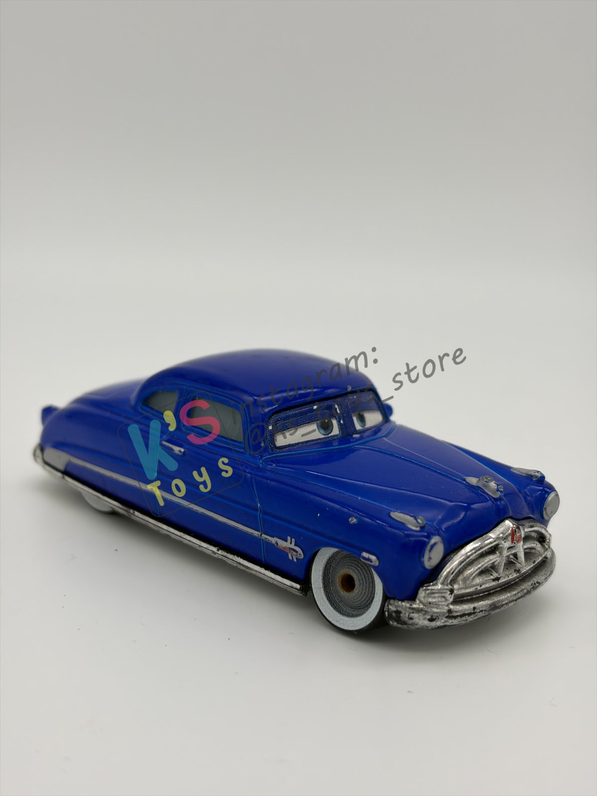 PRE-OWNED / LOOSE DISNEY PIXAR CARS BY MATTEL - "DOC HUDSON WHITE RIMS” - CARS SERIES - GOOD CONDITION - READ DESCRIPTION!!!!!!!!!!!