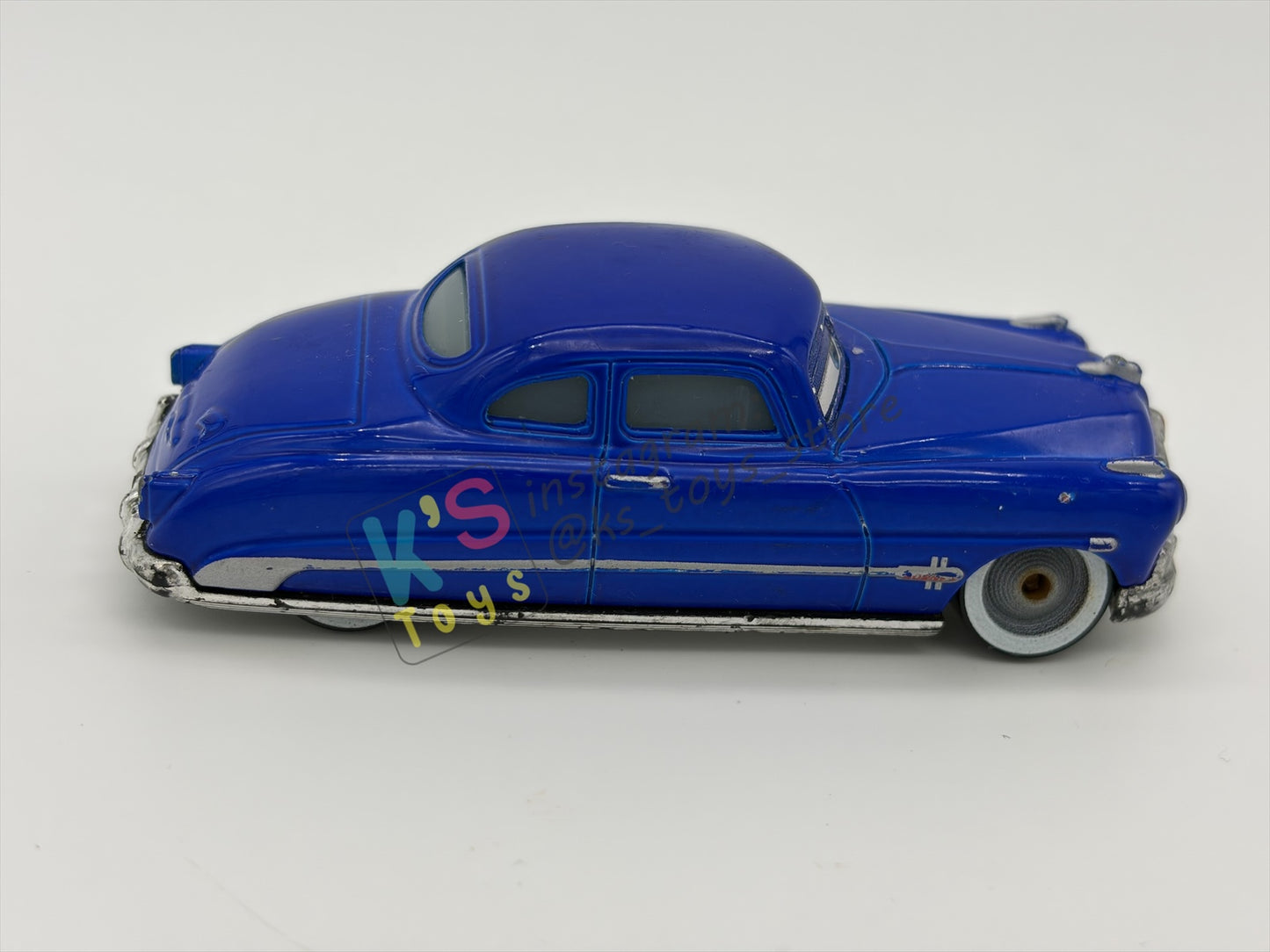 PRE-OWNED / LOOSE DISNEY PIXAR CARS BY MATTEL - "DOC HUDSON WHITE RIMS” - CARS SERIES - GOOD CONDITION - READ DESCRIPTION!!!!!!!!!!!