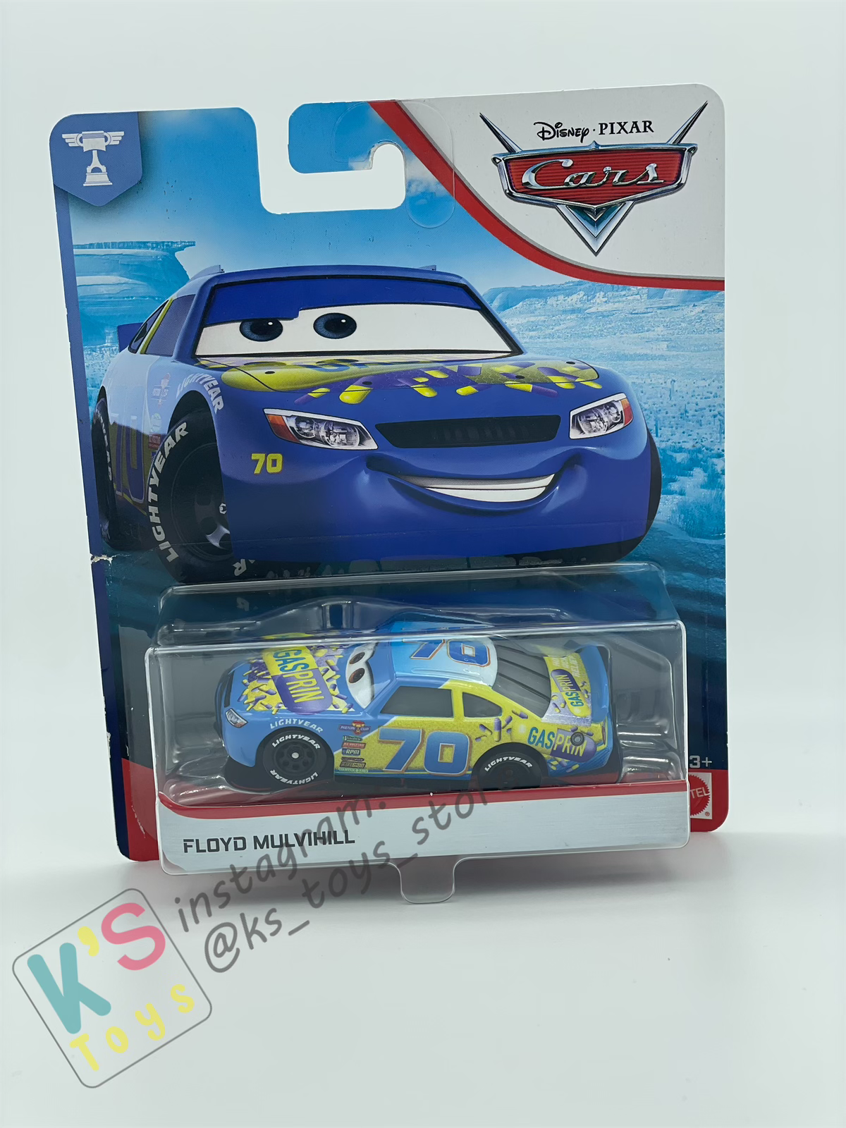 DISNEY PIXAR CARS BY MATTEL, FLOYD MULVIHILL - PISTON CUP RACERS- BNIP