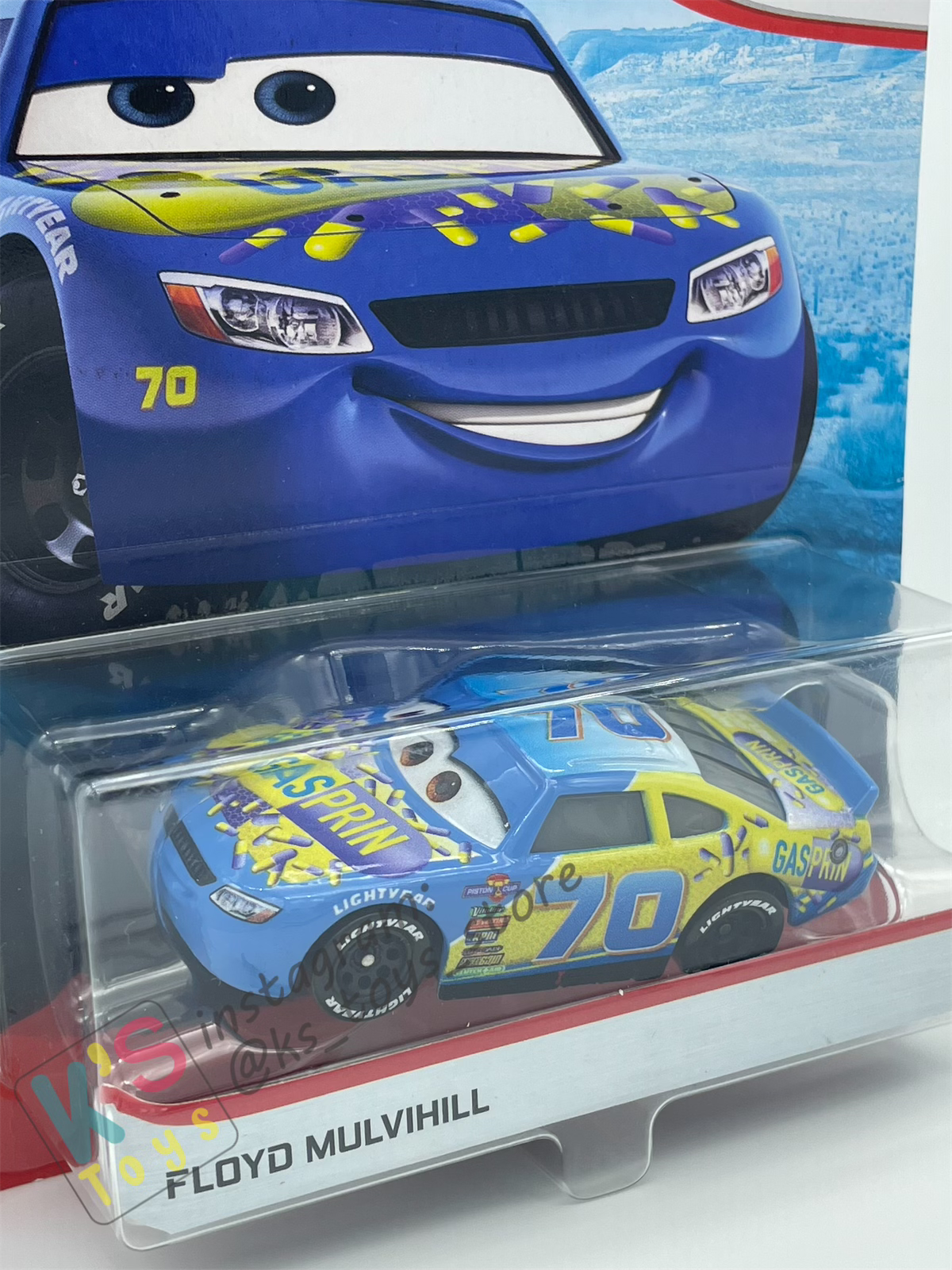 DISNEY PIXAR CARS BY MATTEL, FLOYD MULVIHILL - PISTON CUP RACERS- BNIP