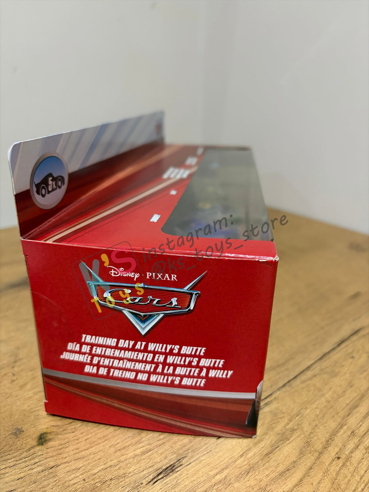 GIFT SET Disney Pixar Cars by MATTEL, EXCLUSIVE 5 PACK TRAINING DAY AT WILLY'S BUTTE - BNIP