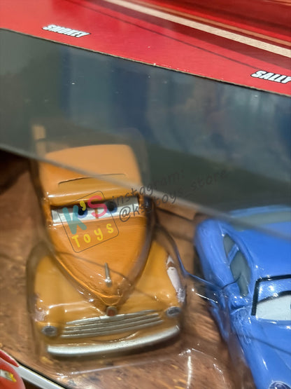 GIFT SET Disney Pixar Cars by MATTEL, EXCLUSIVE 5 PACK TRAINING DAY AT WILLY'S BUTTE - BNIP