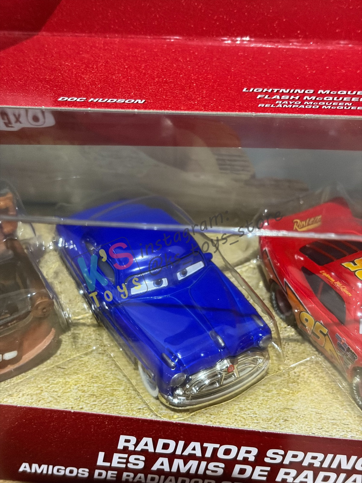 GIFT SET Disney Pixar Cars by MATTEL, EXCLUSIVE 5 PACK RADIATOR SPRINGS FRIENDS - 20TH ANNIVERSARY LOGO BNIP