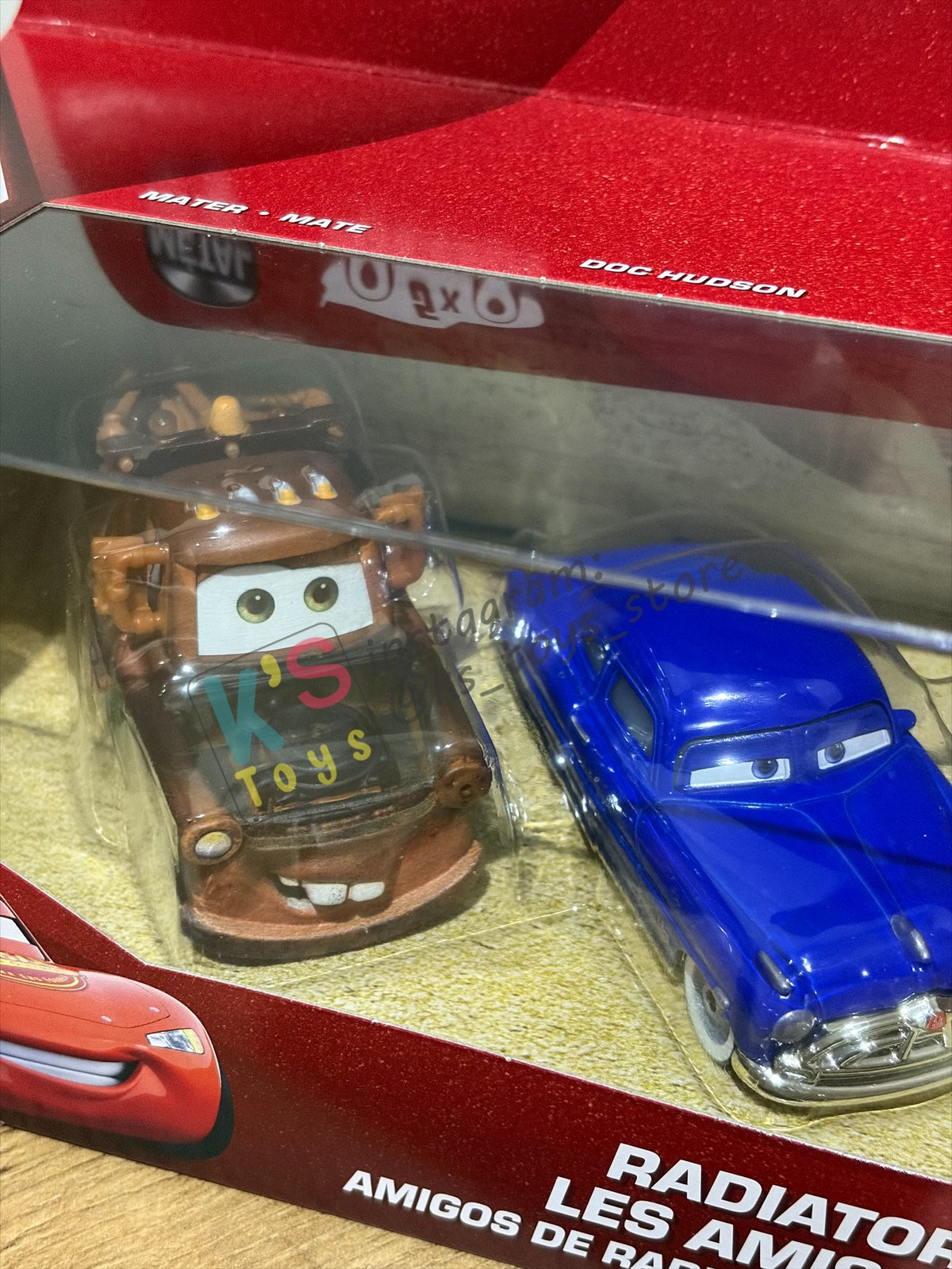 GIFT SET Disney Pixar Cars by MATTEL, EXCLUSIVE 5 PACK RADIATOR SPRINGS FRIENDS - 20TH ANNIVERSARY LOGO BNIP