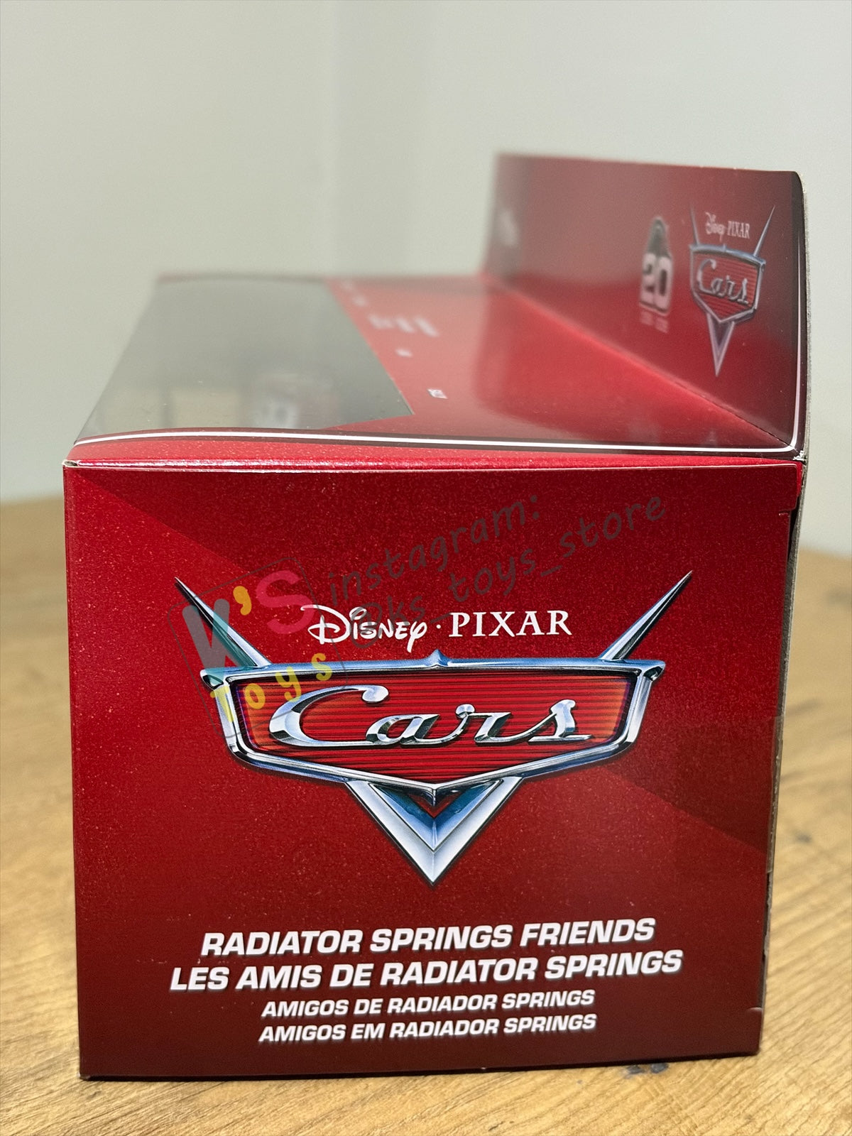 GIFT SET Disney Pixar Cars by MATTEL, EXCLUSIVE 5 PACK RADIATOR SPRINGS FRIENDS - 20TH ANNIVERSARY LOGO BNIP