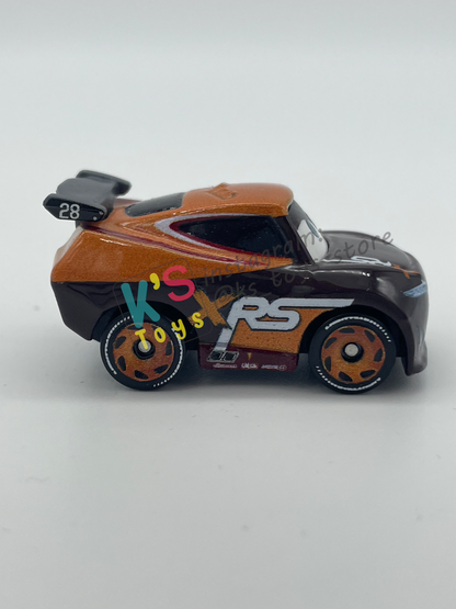 Loose Mini Racers Pixar Disney Cars, XRS TIM TREADLESS - Mint / Near Mint Condition
