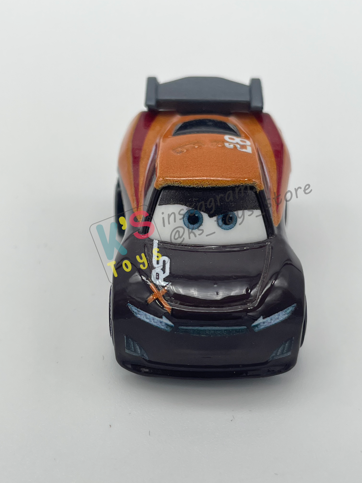 Loose Mini Racers Pixar Disney Cars, XRS TIM TREADLESS - Mint / Near Mint Condition