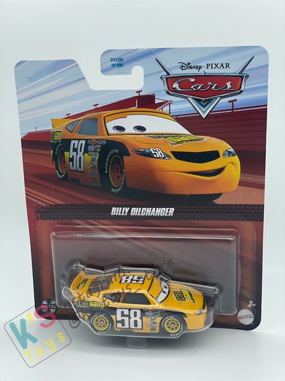 DISNEY PIXAR CARS BY MATTEL - "BILLY OILCHANGER" 2025 RE-RELEASED - BNIP