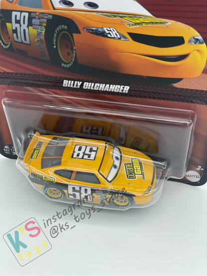 DISNEY PIXAR CARS BY MATTEL - "BILLY OILCHANGER" 2025 RE-RELEASED - BNIP